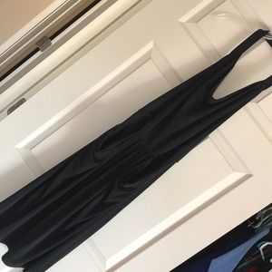 Victoria’s Secret halter black dress Med pockets